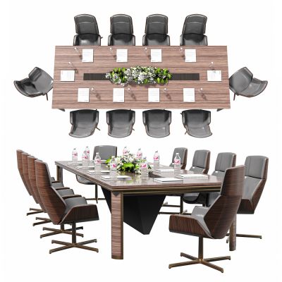 现代会议桌椅组合