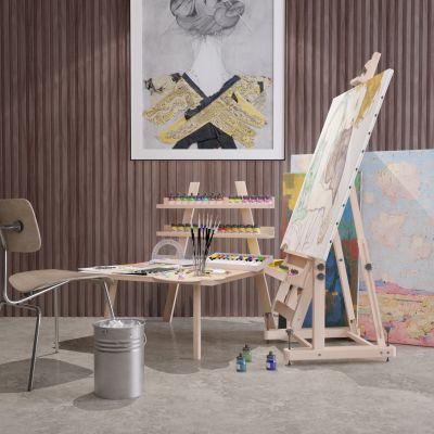 现代风格画架