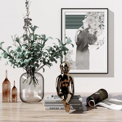 现代花瓶装饰摆件