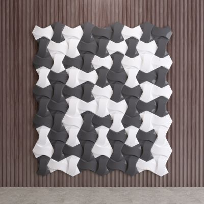 现代风格异形墙体