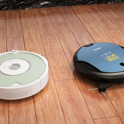 现代扫地机器人 吸尘器