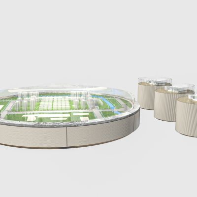 现代售楼处沙盘