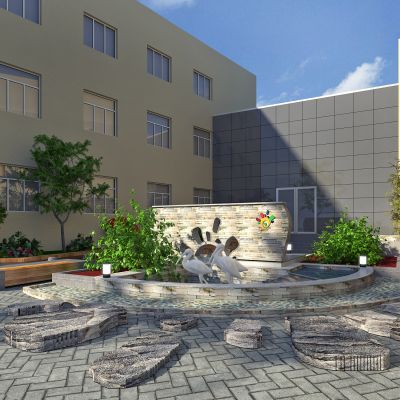 学校室外小景观