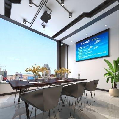 工业风会议室
