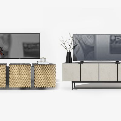 现代轻奢电视柜