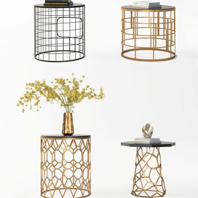 现代边几七3D模型