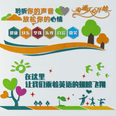 心灵驿站文化展板二