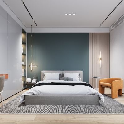 现代卧室