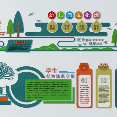 幼儿园文化墙二