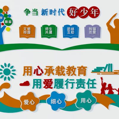 校园文化展板五