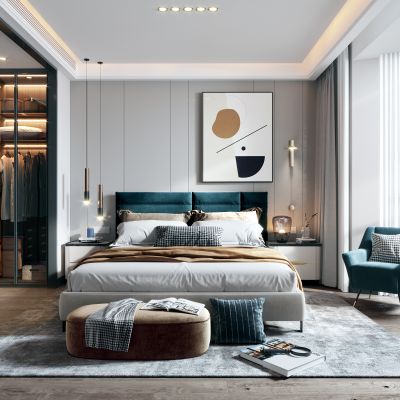 现代卧室