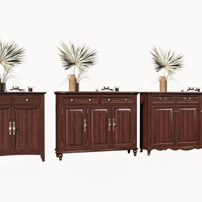 美式实木边柜，斗柜，矮柜，床头柜，餐边柜，五斗柜，装饰柜