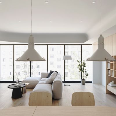 北欧客厅 布艺沙发