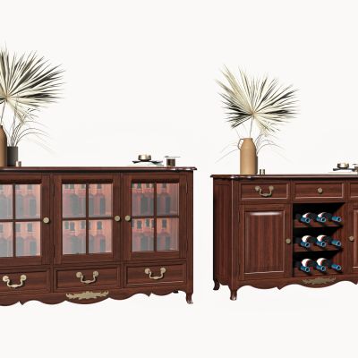 美式餐边柜，斗柜，矮柜，酒柜，装饰柜，储物柜