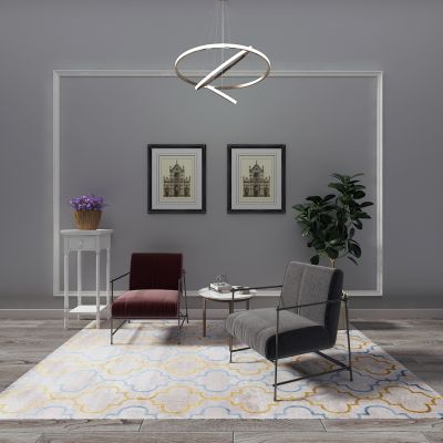 现代风格休闲单人沙发