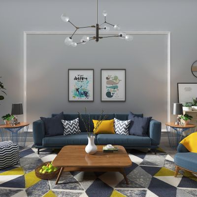 现代风格沙发组合