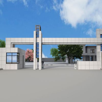 现代风格门头，大门