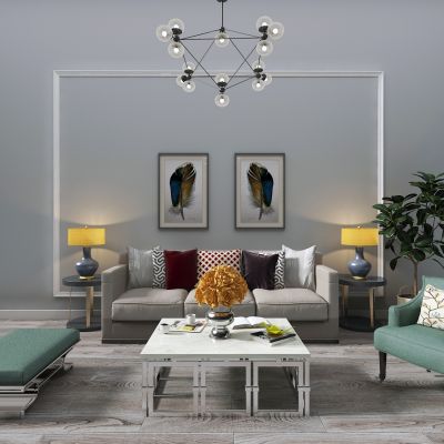 现代风格沙发组合