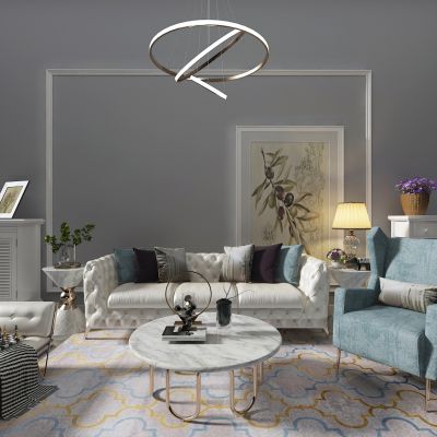 简欧风格沙发组合