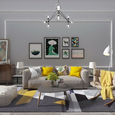 现代风格沙发组合