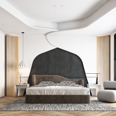 现代轻奢主卧室