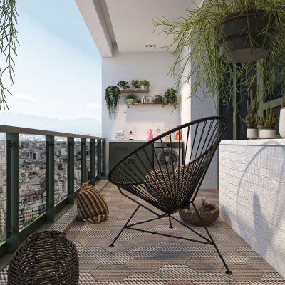 现代轻奢生活景观阳台