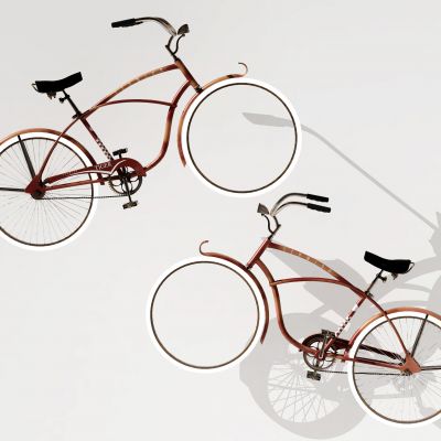 工业风自行车挂件