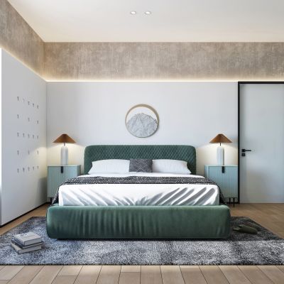 现代轻奢主卧室