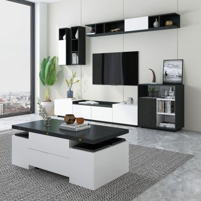 现代电视柜组合