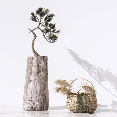 新中式植物盆栽摆件