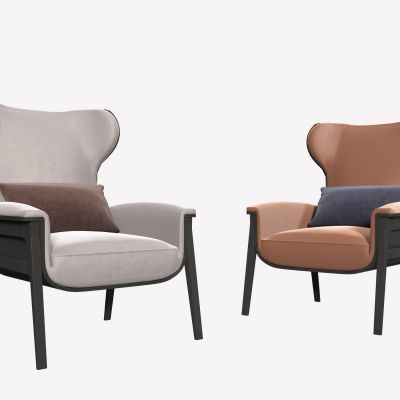 简欧单椅,休闲椅,单人沙发