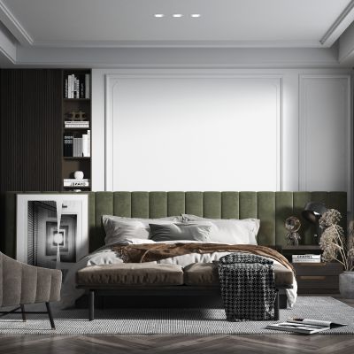 现代简约风格主卧室