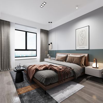现代卧室