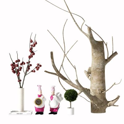 新中式树枝摆件