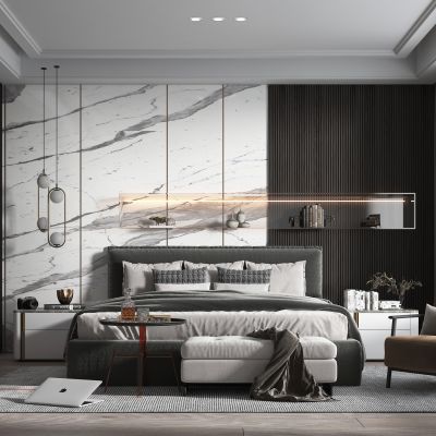 现代简约风格主卧室