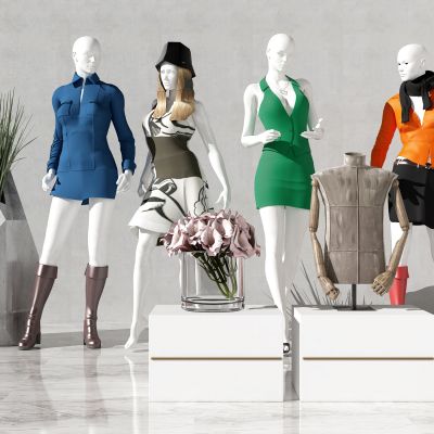 现代人物 服装模特