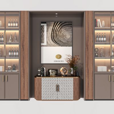 新中式酒柜组合装饰柜