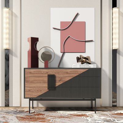 现代端景玄关柜