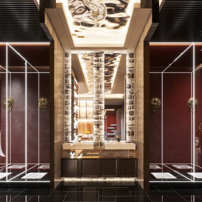 新中式酒店卫生间