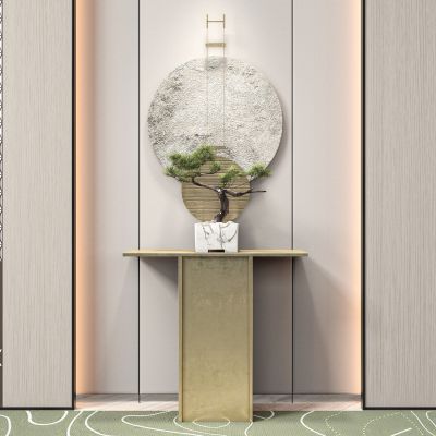 新中式端景台条案