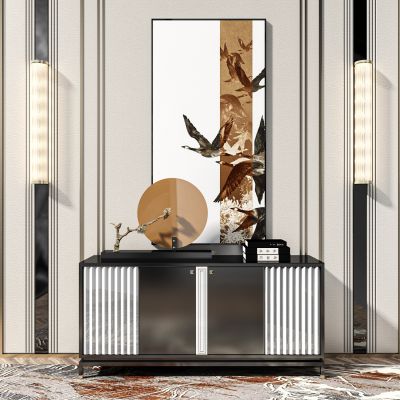 新中式端景条案玄关柜