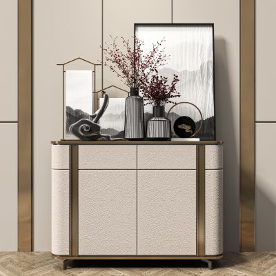 现代端景玄关柜