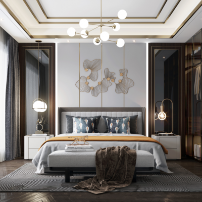 现代轻奢卧室