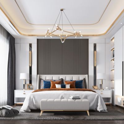 现代轻奢卧室