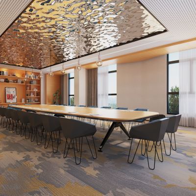 现代会议室水波纹