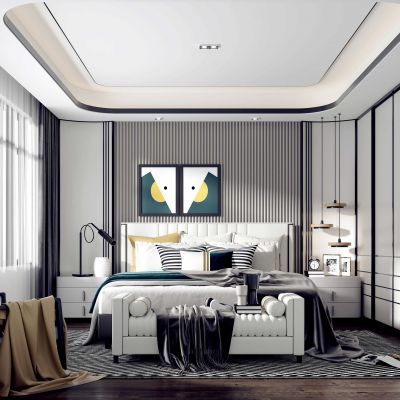 现代卧室