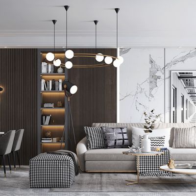 沙发茶几组合餐桌餐椅组合