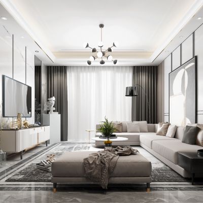 现代轻奢客厅