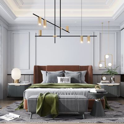 现代轻奢卧室