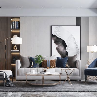 现代轻奢客厅
